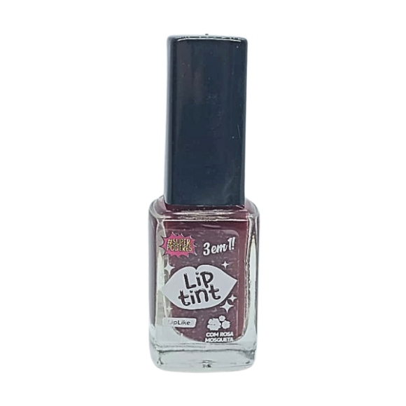 SUPER PODERES LIP TINT 3 EM 1 COM ROSA MOSQUETA LIPLIKE 9ML