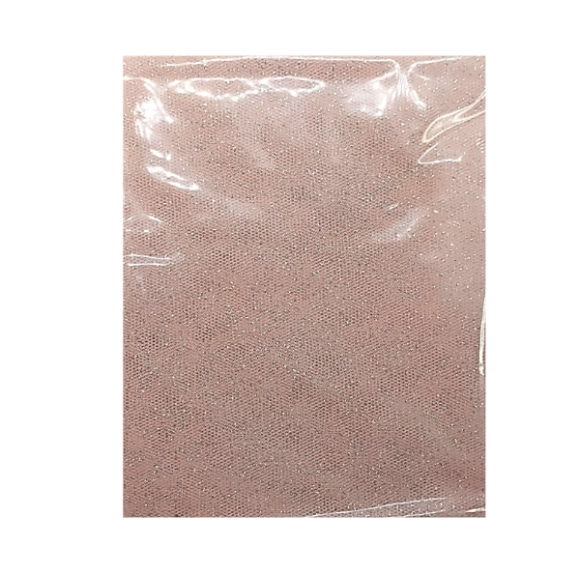 TAPETE DE CETIM ROSE COM GLITTER