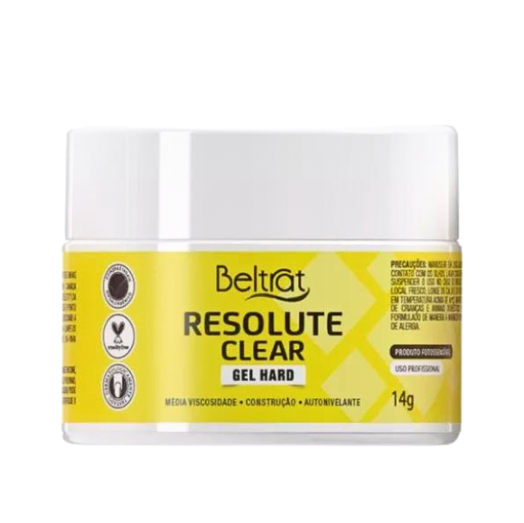 BELTRAT GEL HARD RESOLUTE CLEAR 14G