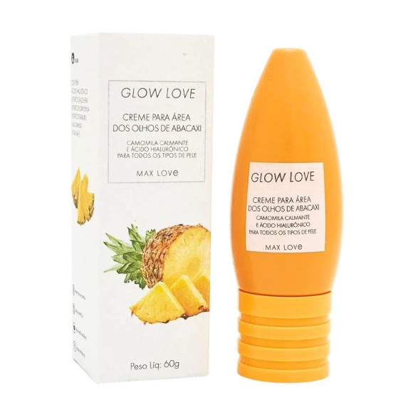 MAX LOVE CREME PARA AREA DOS OLHOS DE ABACAXI 60G