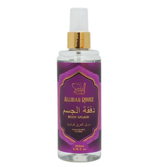SOUL BODY SPLASH ALLIBAH ROUGE 200ML