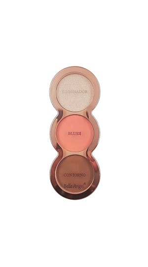 BELLE ANGEL ILUMINADOR BLUSH CONTORNO COR-A 8.2G