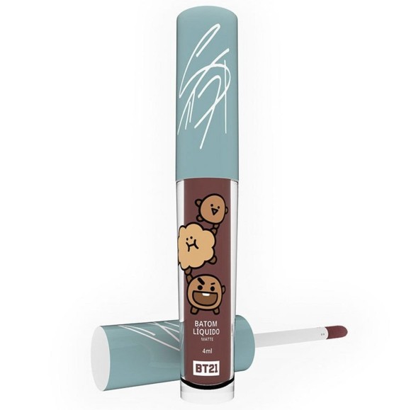 BT21 BATOM LIQUIDO MATTE COCOA STAR 4ML