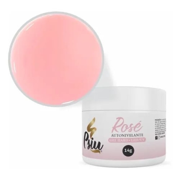 PSIU GEL HARD ROSÉ AUTONIVELANTE 14G