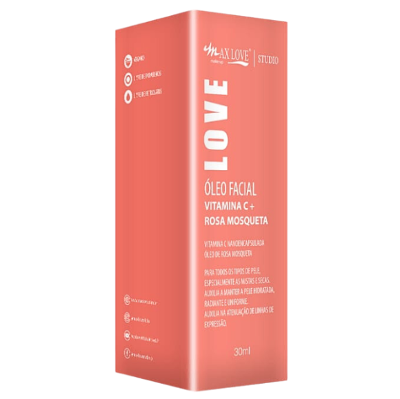 MAX LOVE OLEO FACIAL VITAMINA C+ ROSA MOSQUETA 30ML